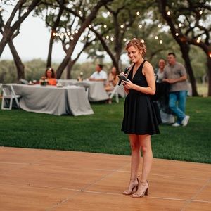 Worn once for a wedding reception